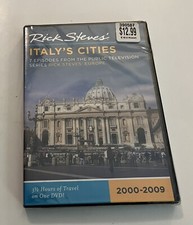 Rick Steves Italys Cities 2000-2009 DVD, 2009 Brand New Sealed