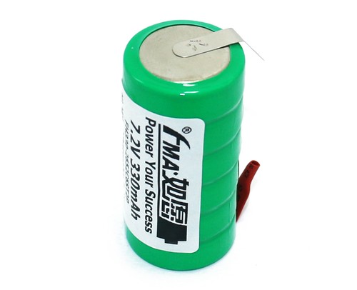 Batería recargable 2* 7.2V 330mAh Ni-MH para alarma de coche Volvo garganta electrónica - Imagen 3 de 11