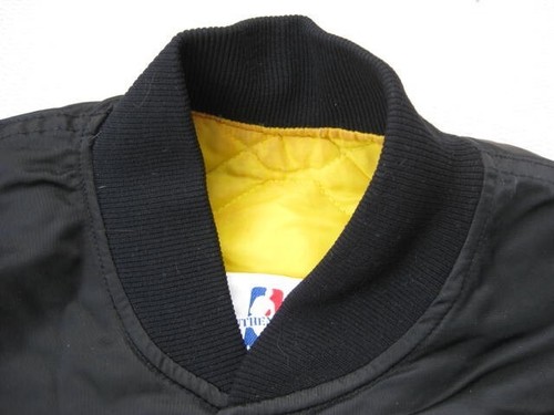 Vintage NBA Starter Authentic LA Los Angeles Lakers Black Satin Jacket Size XL - Picture 7 of 11