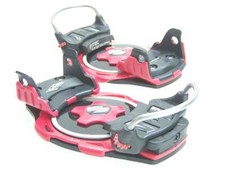 F2 INTEC TITANIUM Snowboard Bindung Step In Hardboot Schuhe Boots Raceboard RED