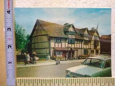 Postcard 3-Dimensional Print Shakespeare Birthplace Stratford-upon-Avon England