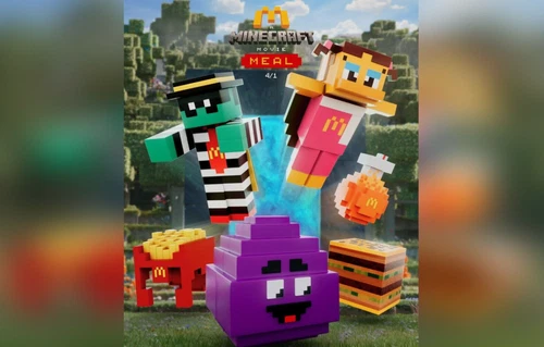 Adult Happy Meal Toys 2025 Complete Set of 6 Minecraft Toys - NO CODES - - Picture 2 of 16