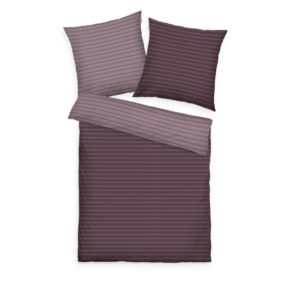 BettwäSche Tom Tailor Satin Lb 155X220 Cm Violett Bettbezug Bettzeug-image