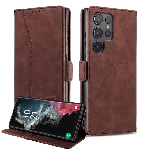 For Samsung Galaxy S22/S22+/S22 Ultra Leather Wallet Case Shockproof Pouch Cover - Picture 37 of 40