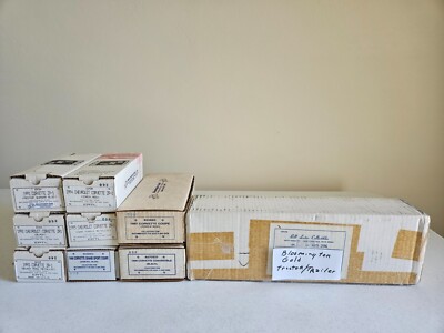 8 Bloomington Gold Corvettes C4 Design -Plus a BG GMC Truck all in original box 