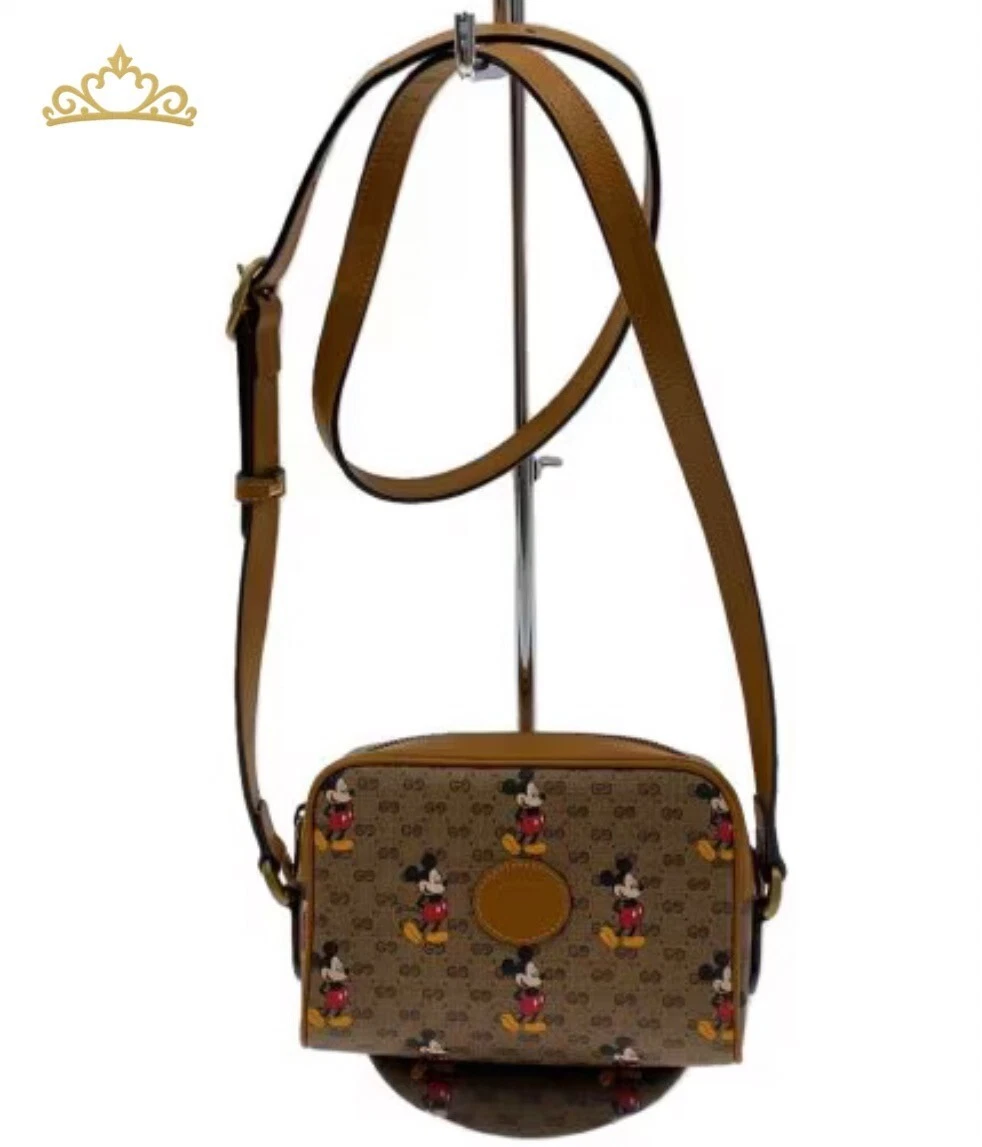 Sac bandoulière GUCCI Disney GG Supreme Mickey Mouse collaboration