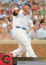CARLOS ZAMBRANO /99 UPPER DECK UD GOLD CHICAGO CUBS #576 2009 09