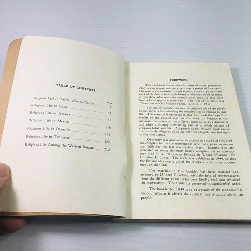 Religious Life On Our Mission Fields By American Friends Board Of Missions 1948 - Picture 5 of 11