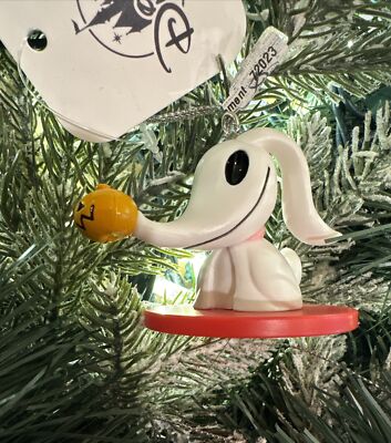 2025 Zero Pumpkin Nose Nightmare Before Christmas Christmas Ornament w Tag CUTE