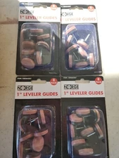 1" Dia. Brown Slider Glides Nail-On Furniture Table Chair Sofa Feet Set Of 32