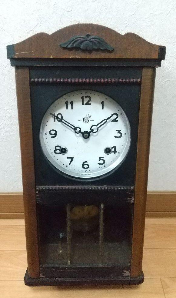 TRADE MARK Japanese wall clock antique Showa Retro Valuables TRADE MARK Japanese wall clock antique Showa Retro Valuables