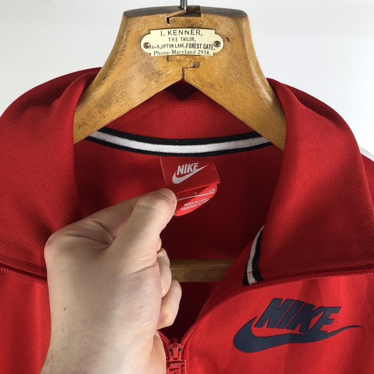 Vintage 00s Nike Tech Zip Track Jacket Sweatshirt Red Small | eBay UK