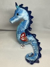 Ty Beanie Baby TRIDENT the Seahorse BBOM