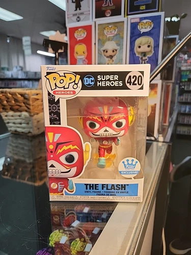 Funko Pop! Vinyl: DC Universe - The Flash - Funko (Exclusive) #420 W/PROTECTOR