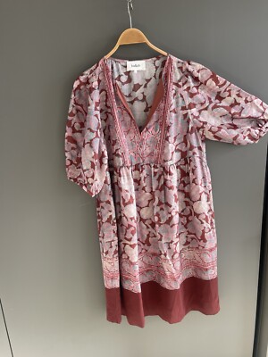 Ungetragen, Von Schneider verlängert: Kleid, Seide,BA&SH, Iriz, Gr 2 NP 345 
