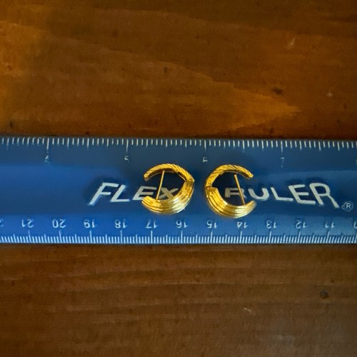 916 22k Gold Earrings ~4Gram - Picture 6 of 7