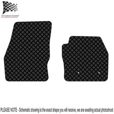 Ford Transit Connect Front Floor Mats Rubber Heavy Duty 3Mm (2024 On) Black 925
