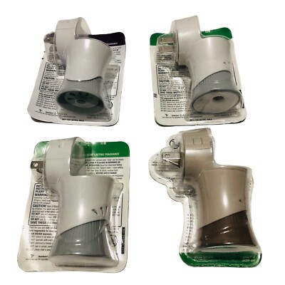 NEW Air Wick Scented Oil Warmers Lot Of Four