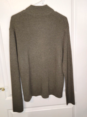 Maglione Peter Millar uomo grigio medio 1/4 quarto zip 100% lana merino - Foto 6 di 11