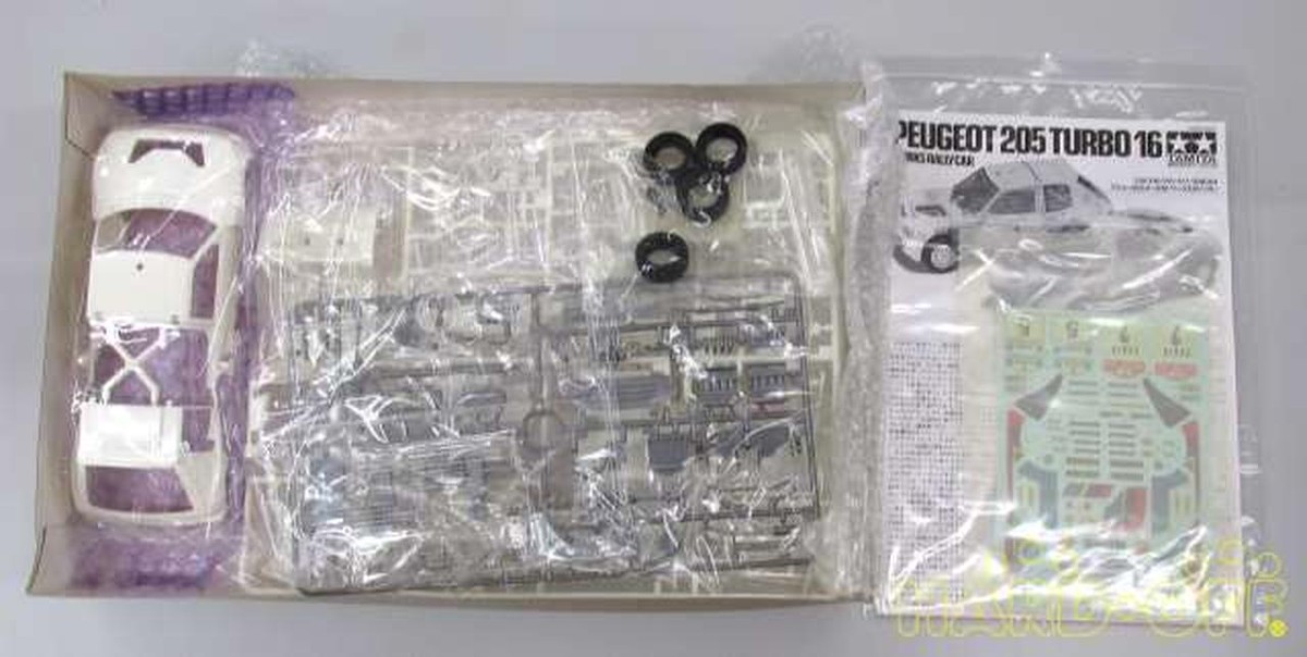 Tamiya Display Model 24054 1/24 Peugeot 205 Turbo 16 Works