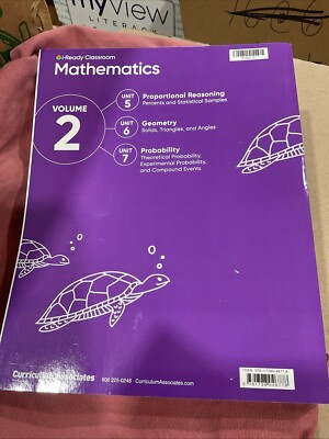 i-Ready Classroom Mathematics Grade 7 Volume 2 Workbook for 2024