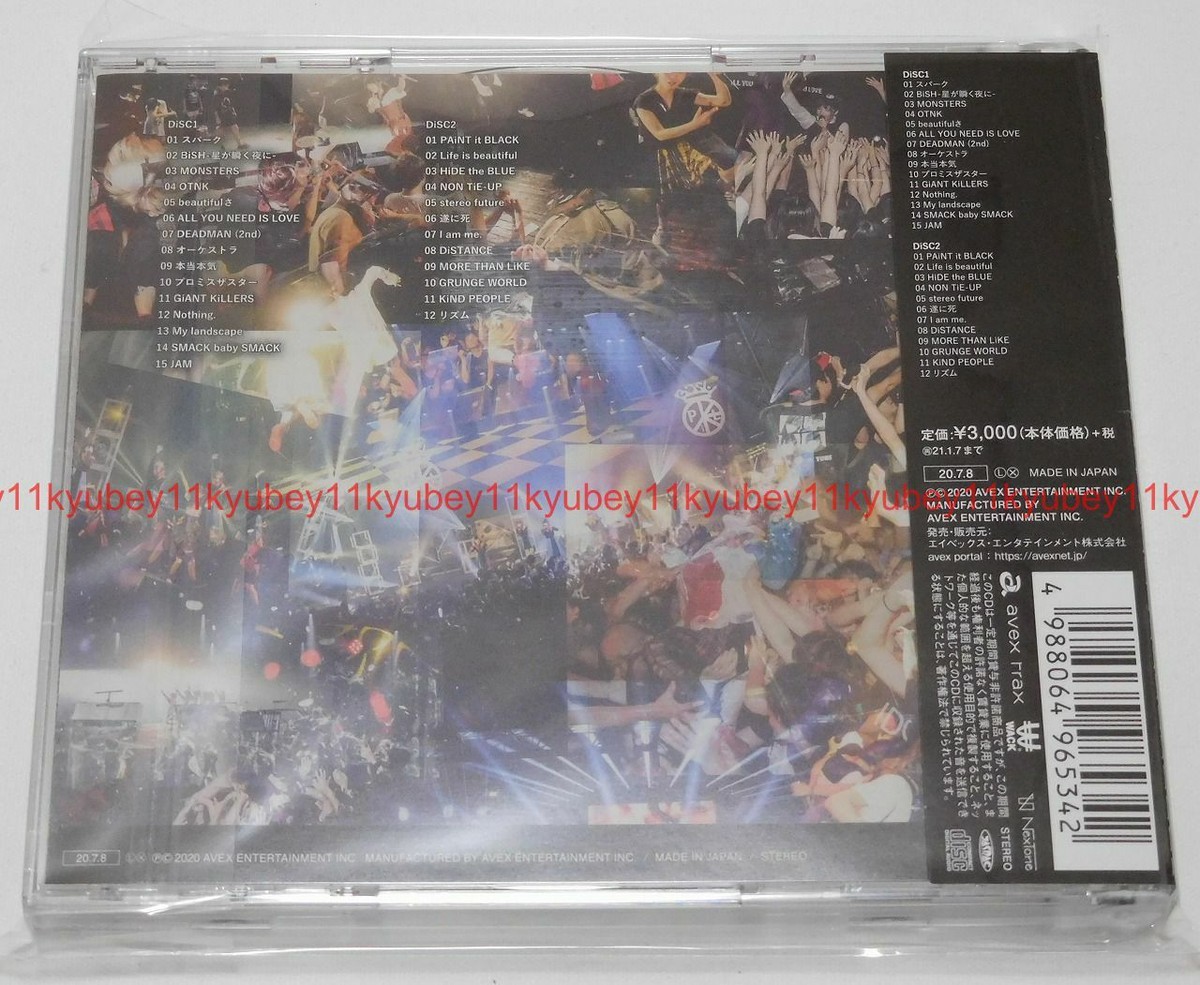 BiSH FOR LiVE BiSH BEST First Limited Edition CD Japan AVCD