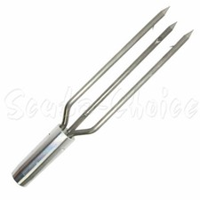 Spearfishing Lionfish 6" Pole Spear Tip 3 Prong Head Paralyzer w/ Barbs