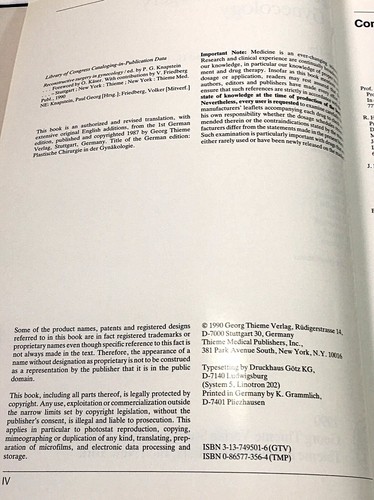 Reconstructive Surgery in Gynecology Paul Georg Knapstein Medical Surgical Book - Picture 4 of 10
