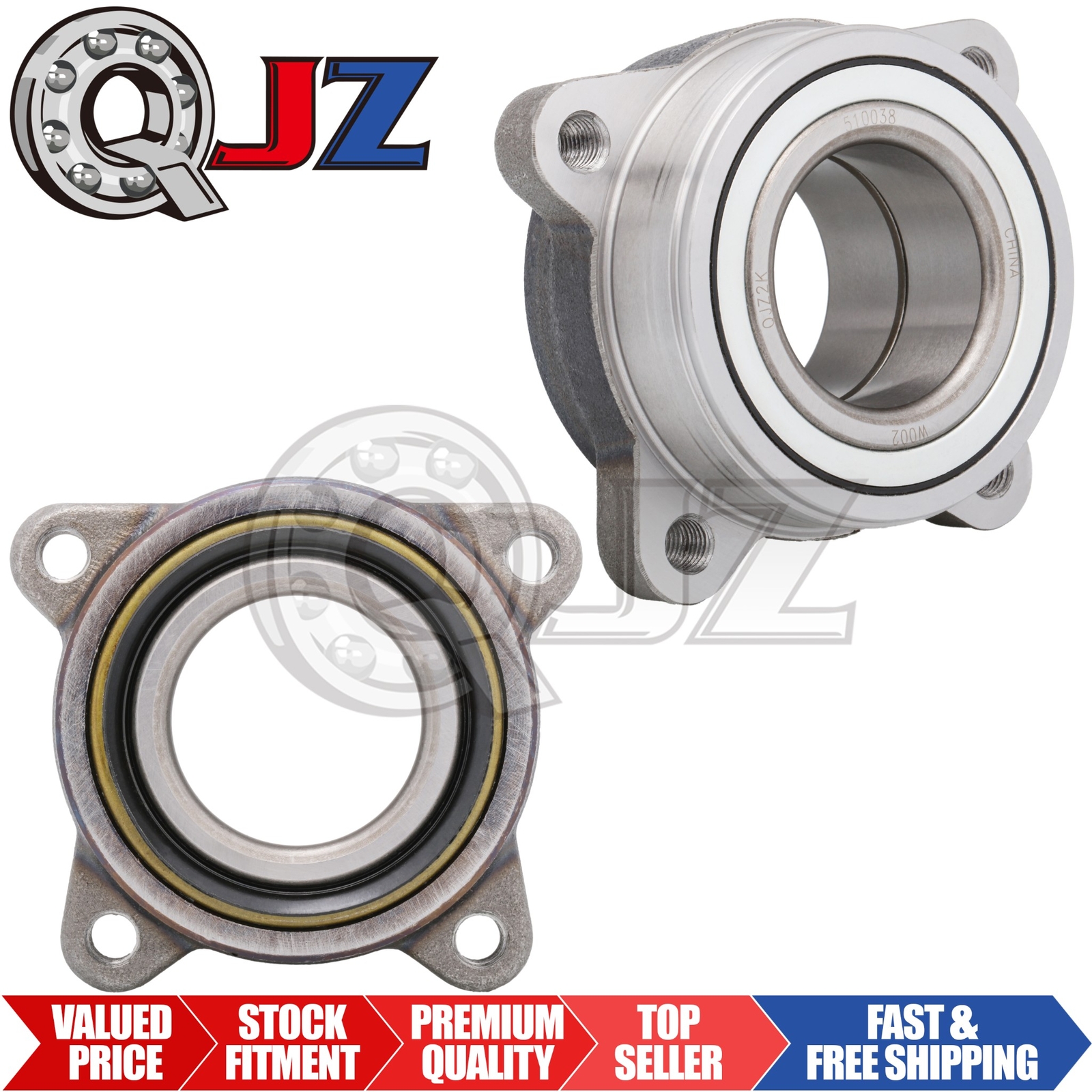 [FRONT(Qty.2)] Wheel Hub Bearing For 1997-1999 Acura CL 3.0L Non-ABS FWD-Model