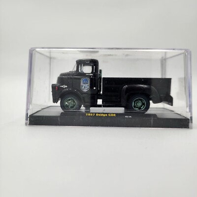 M2 castline 1957 Dodge COE 12-14 die cast car & case black 2012 READ