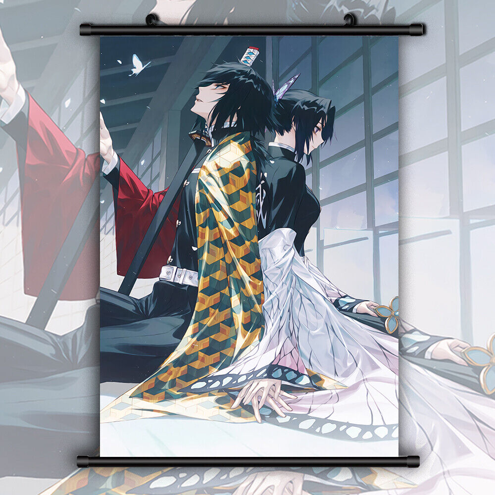 Demon Slayer Giyu, Shinobu, Kyojuro 3D Lenticular Print Anime Poster