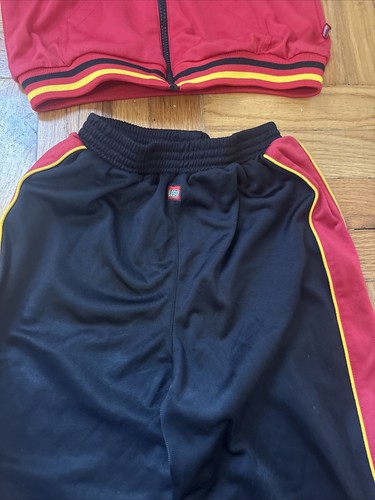 Vintage 2003 LEGO Wear Youth Boys Full Zip Track Suit Size 7 Pants Jacket - Picture 7 of 24
