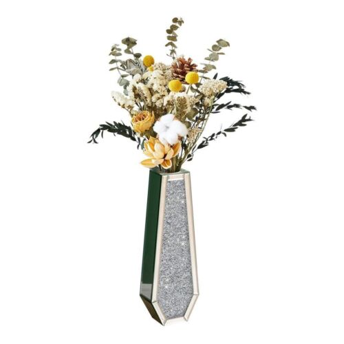 Groß Blumenvase Höhe 68 cm Funkelnde Verspiegelte Kristallvase Vase, Wohnzimmer - Bild 16 von 26