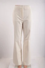 Boden Women Trousers Ivory Pants UK 14L US 10L 10 Tall Flare Bistretch R0250 NWT