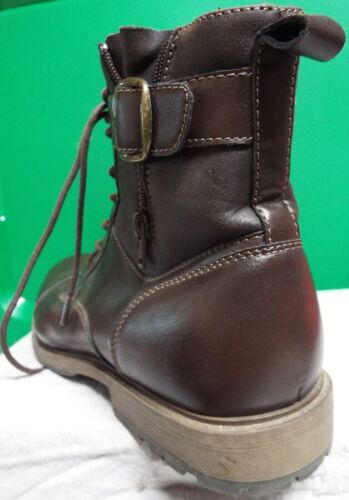 Kohl's APT Madison Men's Brown Ankle Boots Side Zip Up size 11 - Picture 3 of 12