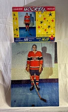 1954 PUZZLE COMPLETE - JEAN BELIVEAU - MONTREAL CANADIANS  - 500 Pc RARE HTF