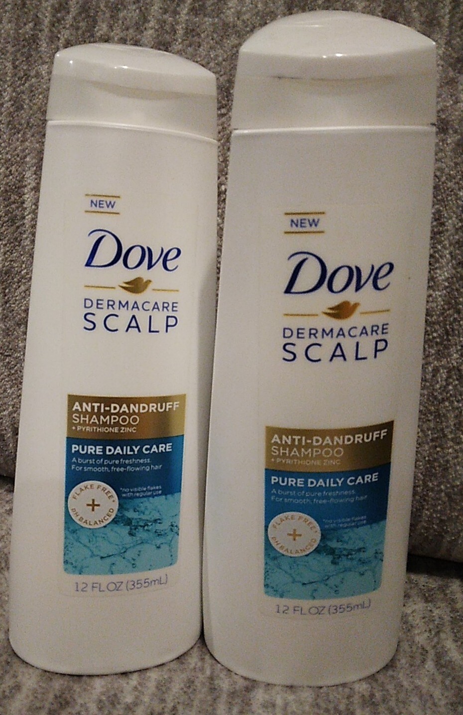 2 Pack Dove Dermacare Scalp Anti-Dandruff Shampoo 12 Fl Oz