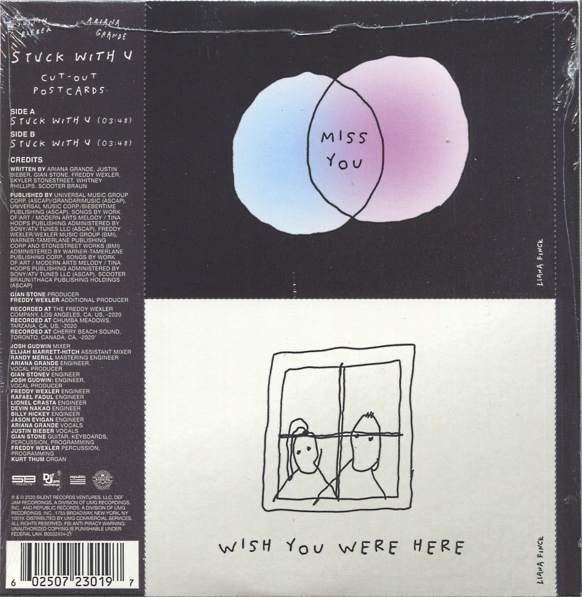 超プレミア　入手困難 日本未発売　Stuck With U 7” vinyl 超プレミア入手困難 日本未発売Stuck With U 7” vinyl