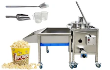 30 QT Commercial Kettle Corn Popcorn Machine W/Tools, Stainless Steel