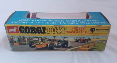 Corgi 159 Cooper-Maserati F1 Racing Car 1969-72 MIB (Mint in Box) A+/A - Picture 3 of 7