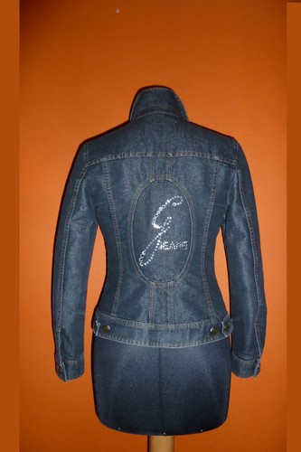 Bellissimo Giubbino Gattinoni Jeans con Swarovski Originale | eBay