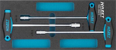 HAZET Socket set 163-382/3 ? Outside hexagon profile ? Number of tools: 3 ? 8   