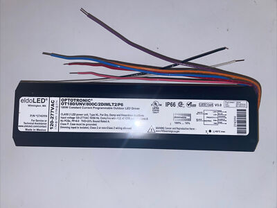 New eldoLED Optotronic 180W Programmable Constant Current Outdoor LED Driver 