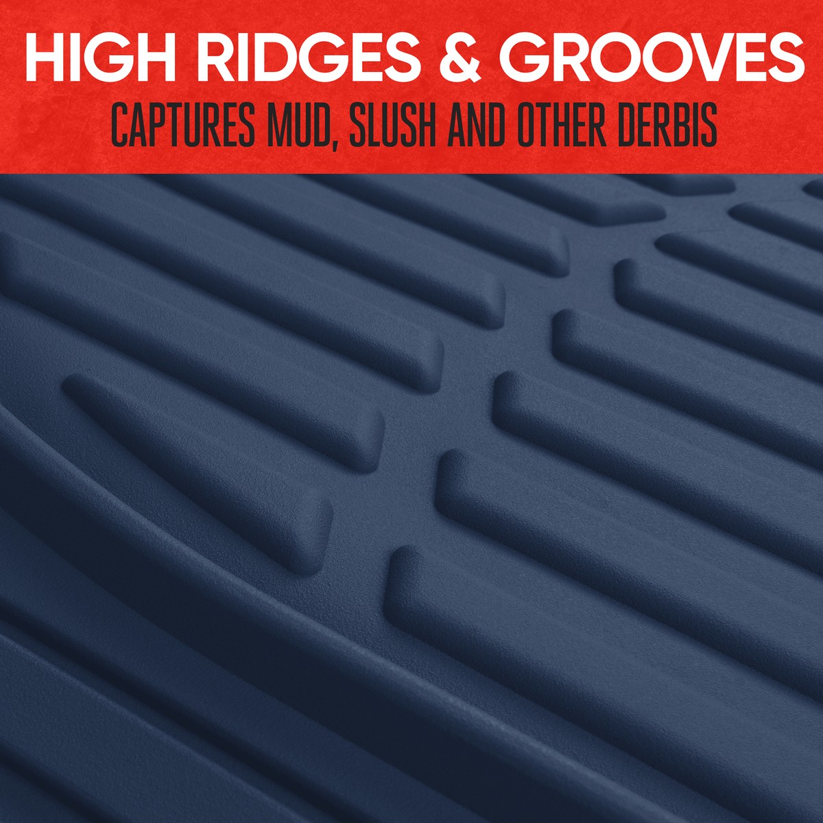 Clear Car Floor Mats Metallic Finish Non-Slip Rubber Backing Floor Mats - Full Set Black Floor Mats For SUV - Foto 8