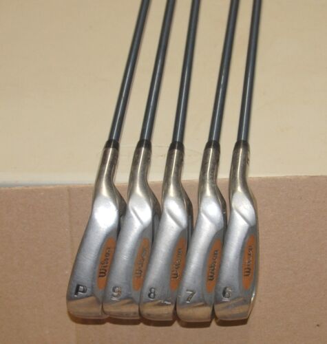 Wilson Pro Staff Oversize Women's Golf Irons Ladies 6,7,8,9,P Multi Metal 5 pcs - Picture 10 of 10
