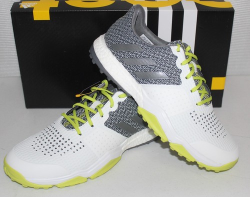 Zapatos de golf Adidas Adipower Sport para hombre - blanco plateado amarillo solar | eBay