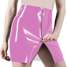 Pencil Sheath Skirt Sexy Mini Skirt Office Lady Fashion Match Bottoms Latex Look