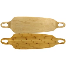 Drop Down / Through Longboard Deck - Bamboo Maple Hybrid - 9.75" x 39.75"