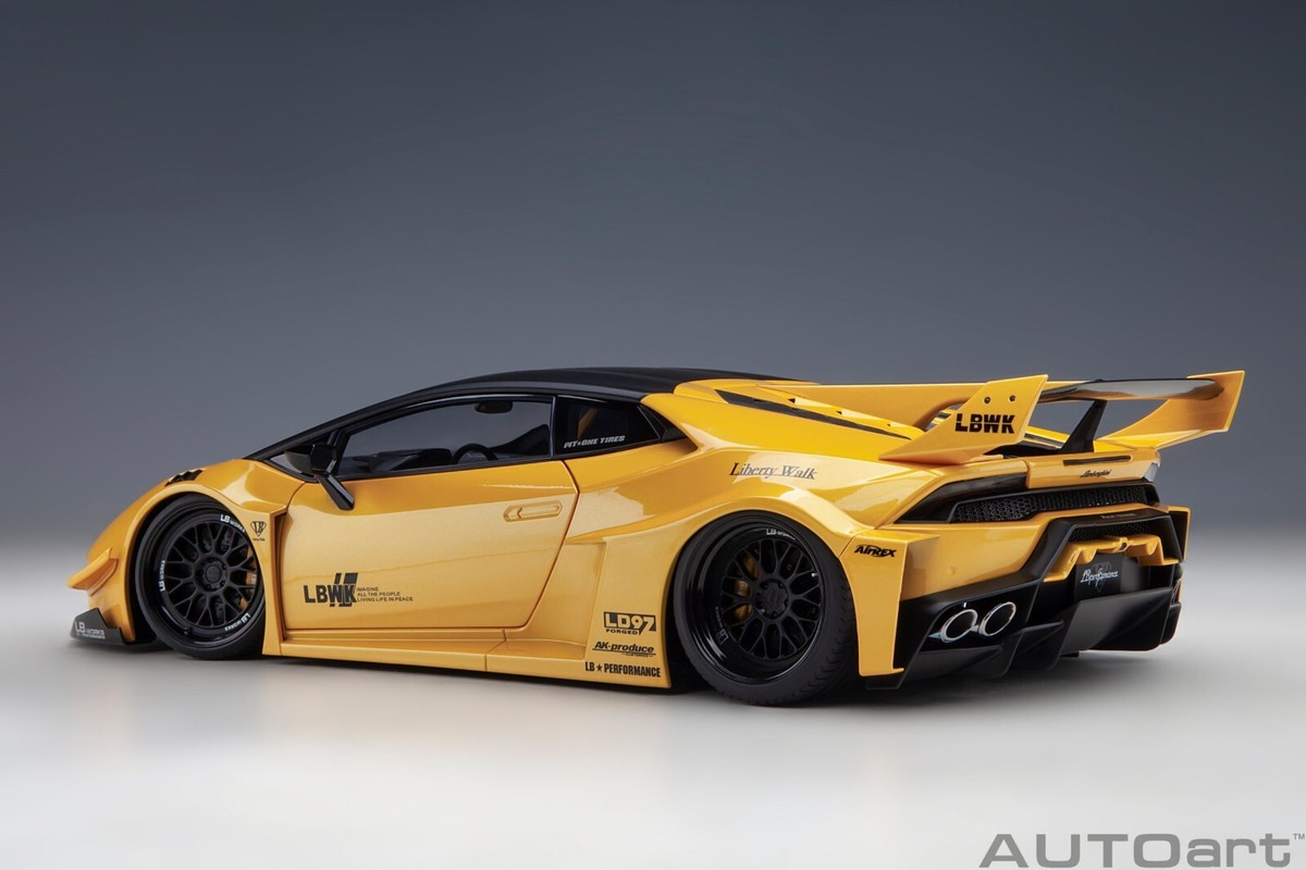 自動車 AUTOart 1/18 Lamborghini LB Performance 1/18 AUTOart Liberty Walk LB-Works Lamborghini Aventador