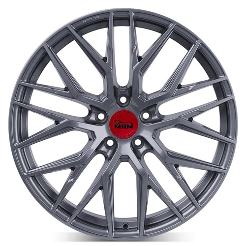 18 Zoll MAM RS4 Alufelgen Palladium Grau 5x112 Neu 4 Stck. für Seat Leon 1P, 1PN - Bild 3 von 5